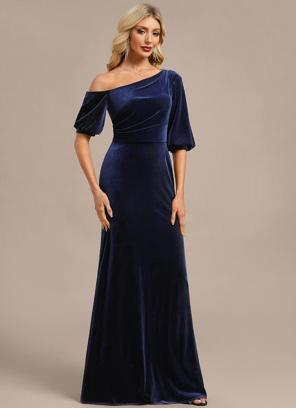 Robe de Soirée Velours Chic Nocturne - gallery 5