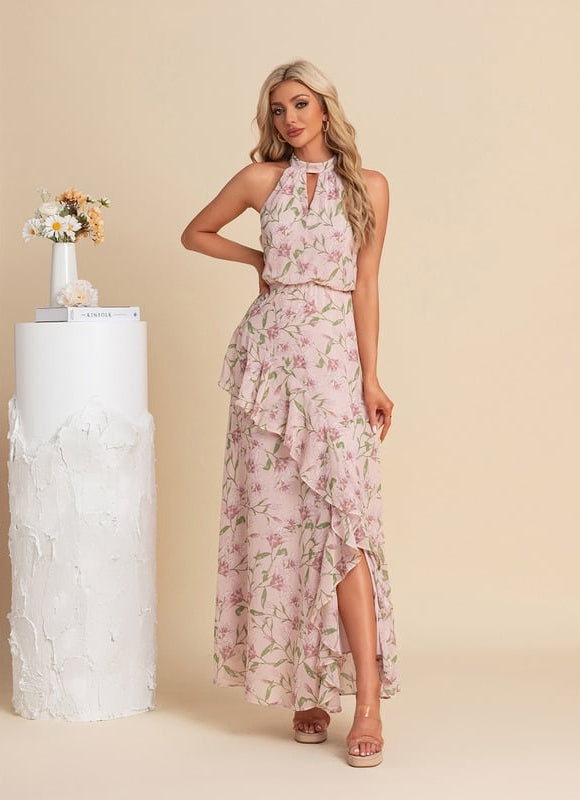 Robe de Soirée Fleurie Aérienne - gallery 1