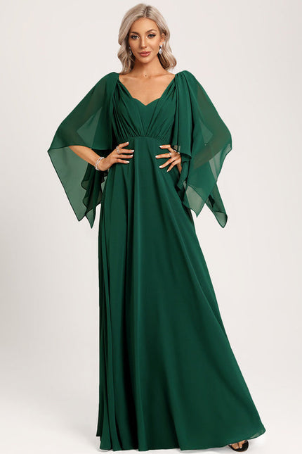 Robe de Soirée Satin Cascade