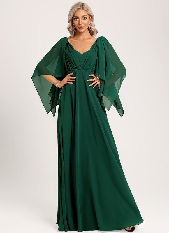Robe de Soirée Satin Cascade