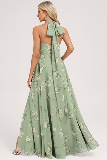 Robe de Soirée Bordeaux Fluide - gallery 7