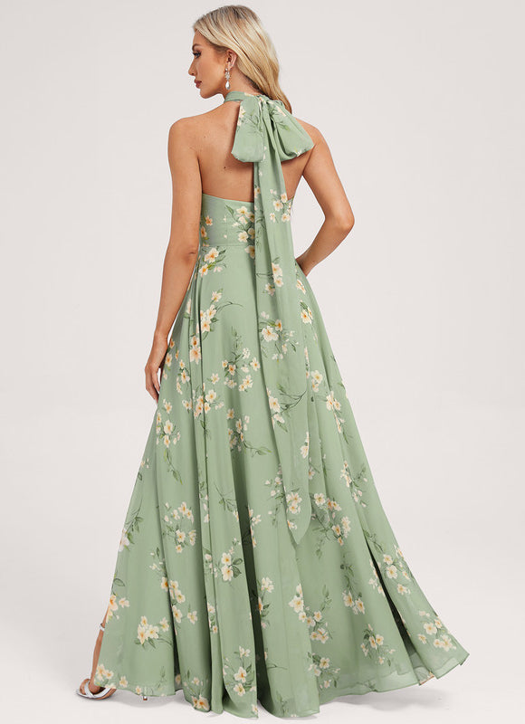 Robe de Soirée Bordeaux Fluide - gallery 7