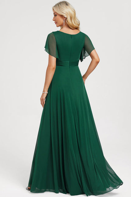 Robe de Soirée Émeraude Vaporeuse - gallery 4