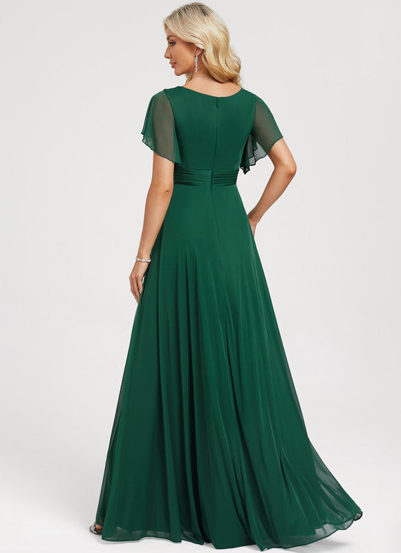 Robe de Soirée Émeraude Vaporeuse - gallery 4