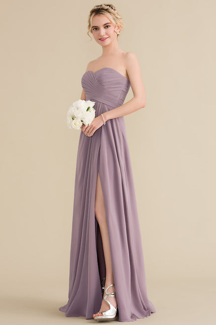 Robe de Soirée Élégance Vin Rouge - gallery 2