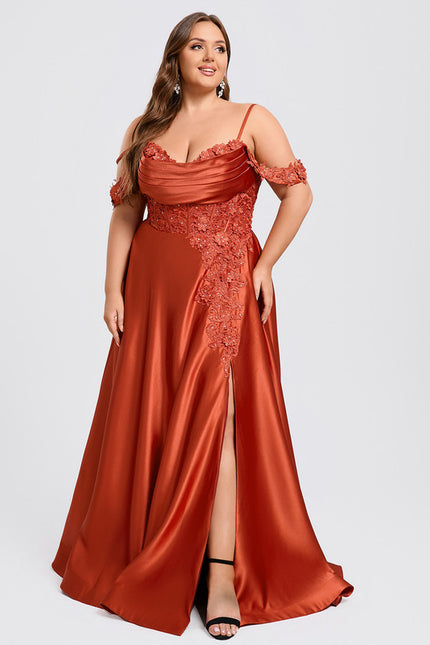 Robe de Soirée Éclat Cuivré - gallery 7