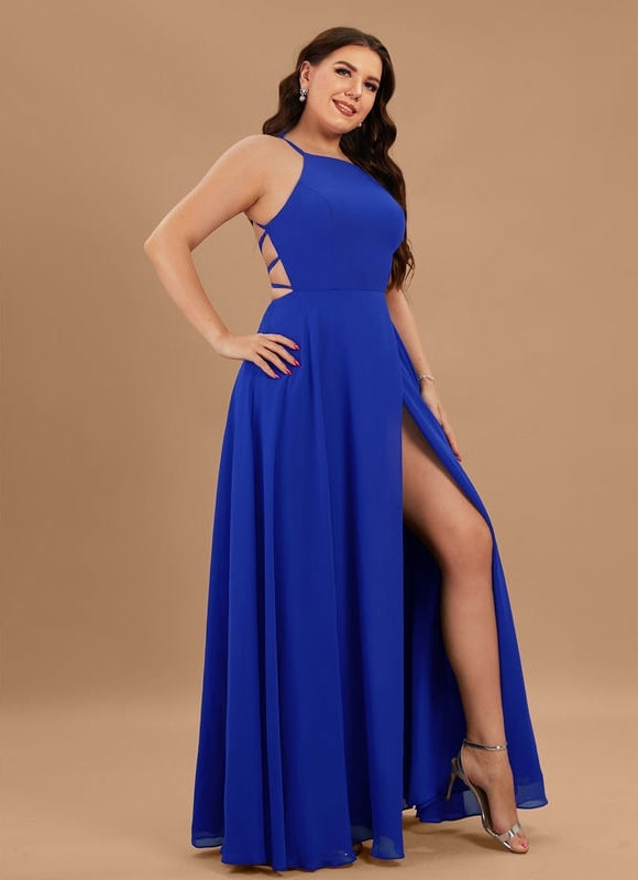 Robe de Soirée Azure Élégante - gallery 7