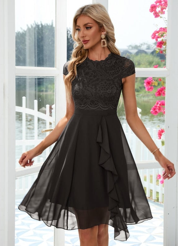 Robe de Soirée Sérénité Midi Chic - gallery 9