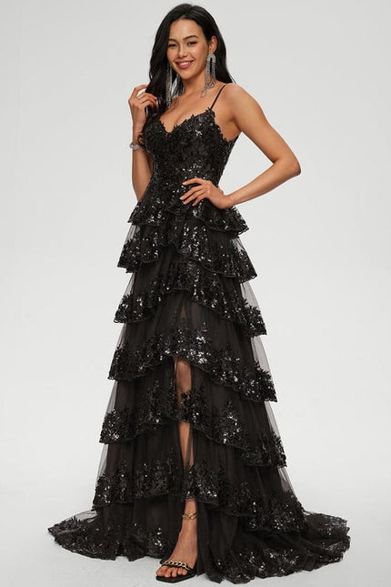 Robe de Soirée Nocturne Éclatante - gallery 3