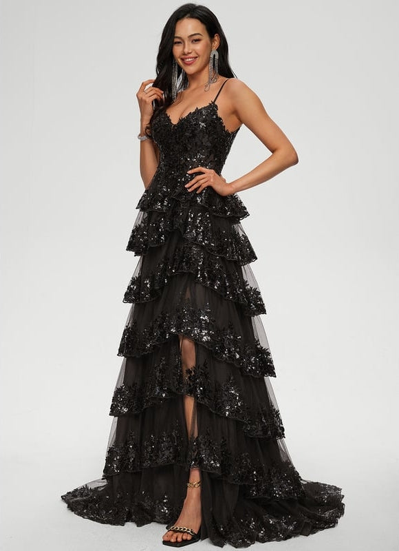 Robe de Soirée Nocturne Éclatante - gallery 3