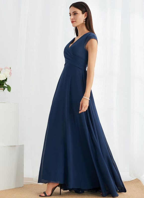 Robe de Soirée Bleu Aérien - gallery 1
