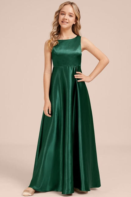 Robe de Soirée Satinée Enfantine