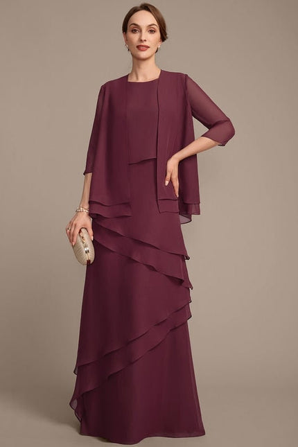 Robe de Soirée Élégance Mousseline - gallery 1