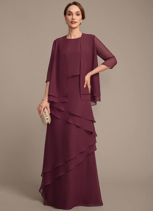 Robe de Soirée Élégance Mousseline - gallery 1