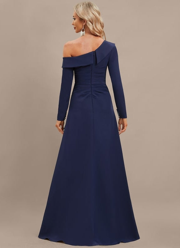 Robe de Soirée Élégance Indigo Fluidité - gallery 5