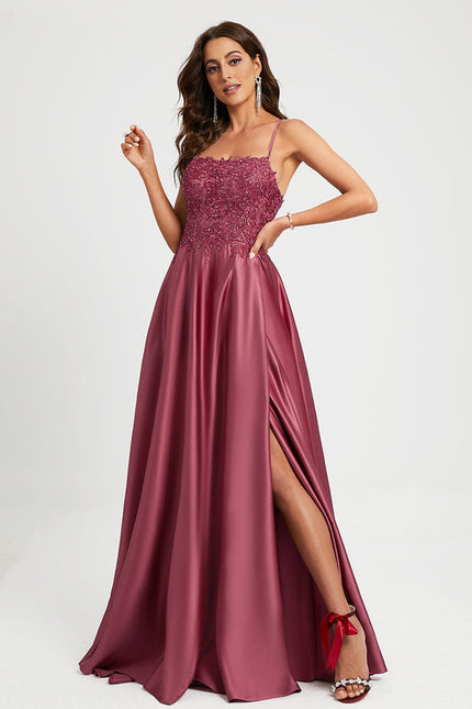 Robe De Soirée Perlée Strass - gallery 4