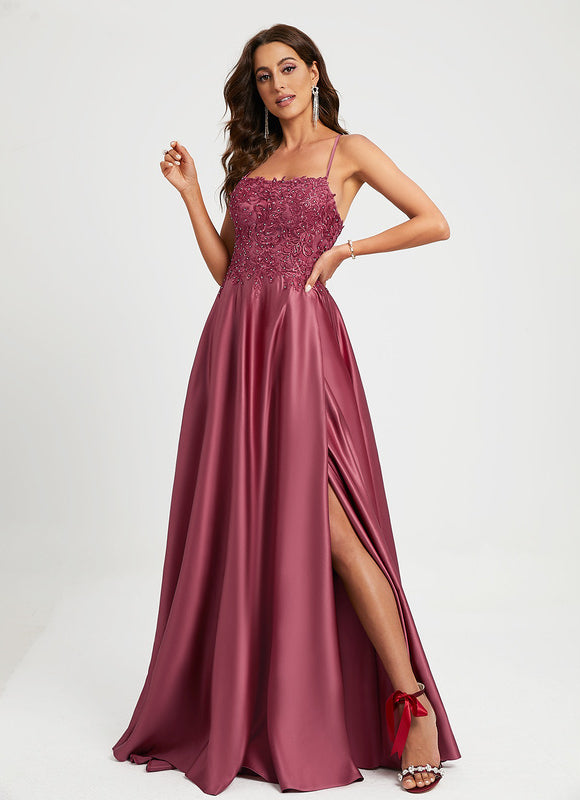 Robe De Soirée Perlée Strass - gallery 4