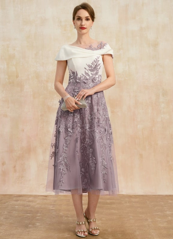 Robe de Soirée Lavande Élégante - gallery 2