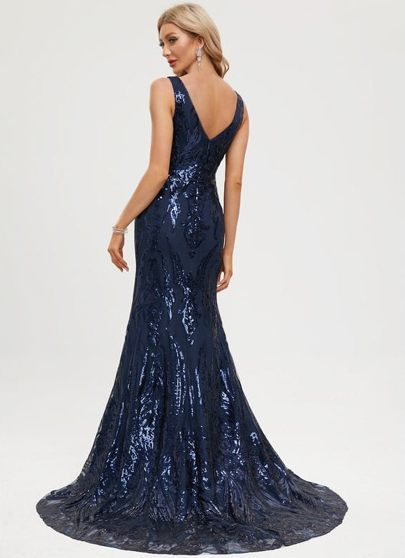 Robe de Soirée Éclat Marine Couture - gallery 9