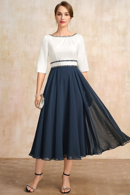 Robe de Soirée Élégance Nautique