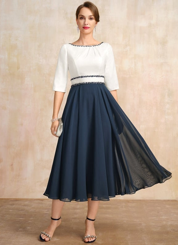 Robe de Soirée Élégance Nautique