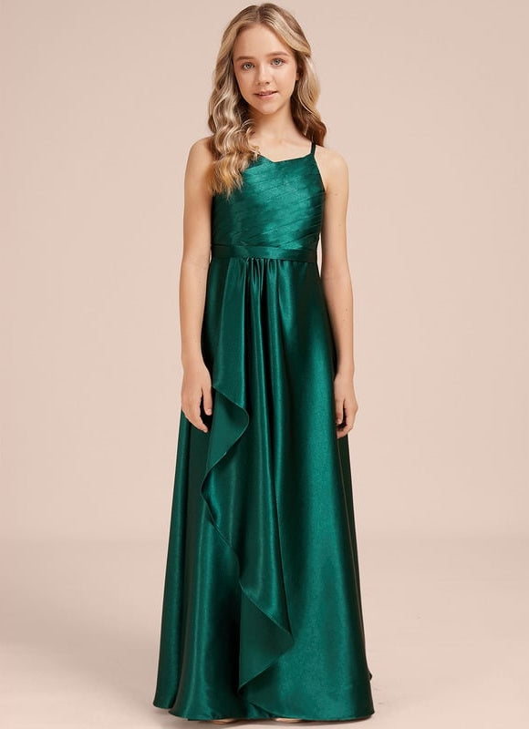 Robe de Soirée Satin Fluide - gallery 1