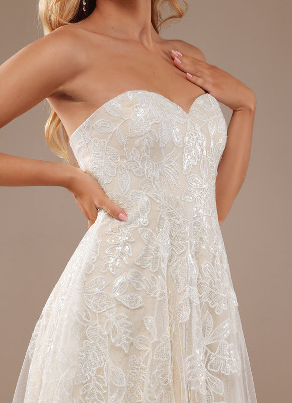 Robe de Soirée Cérémonie Éthérée - gallery 7