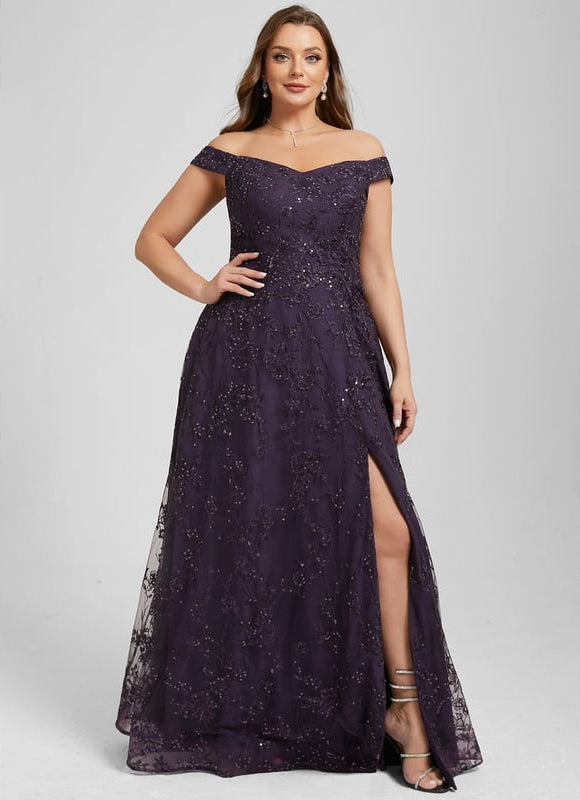 Robe de Soirée Satin Nuit Mystique - gallery 7