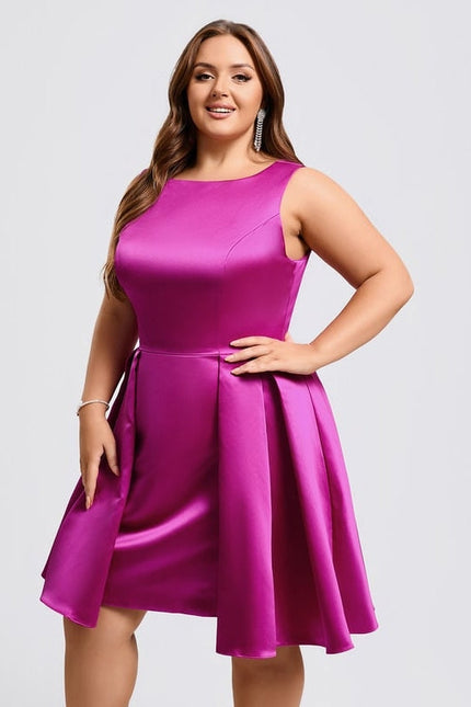 Robe de Soirée Satinée Précieuse - gallery 7