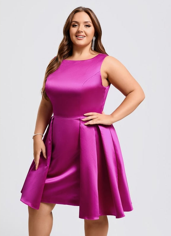 Robe de Soirée Satinée Précieuse - gallery 7
