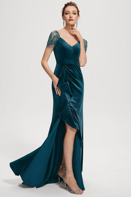 Robe de Soirée Velours Élancé - gallery 3