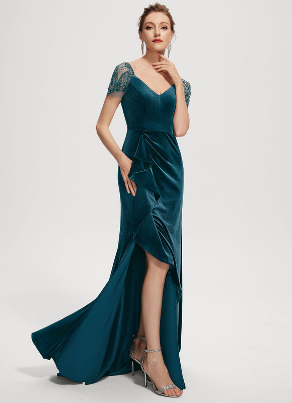 Robe de Soirée Velours Élancé - gallery 3