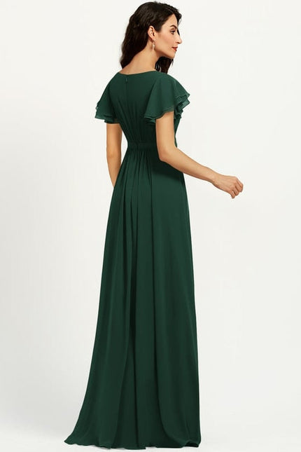 Robe de Soirée Vert Émeraude Chic - gallery 8
