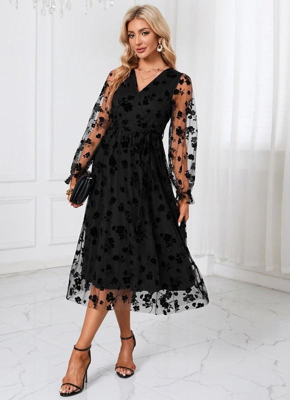 Robe de Soirée Mystique Florale - gallery 4