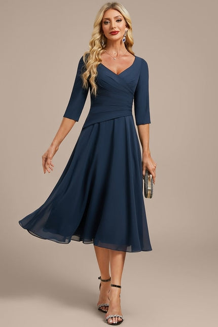 Robe De Soirée Grande Taille Mousseline