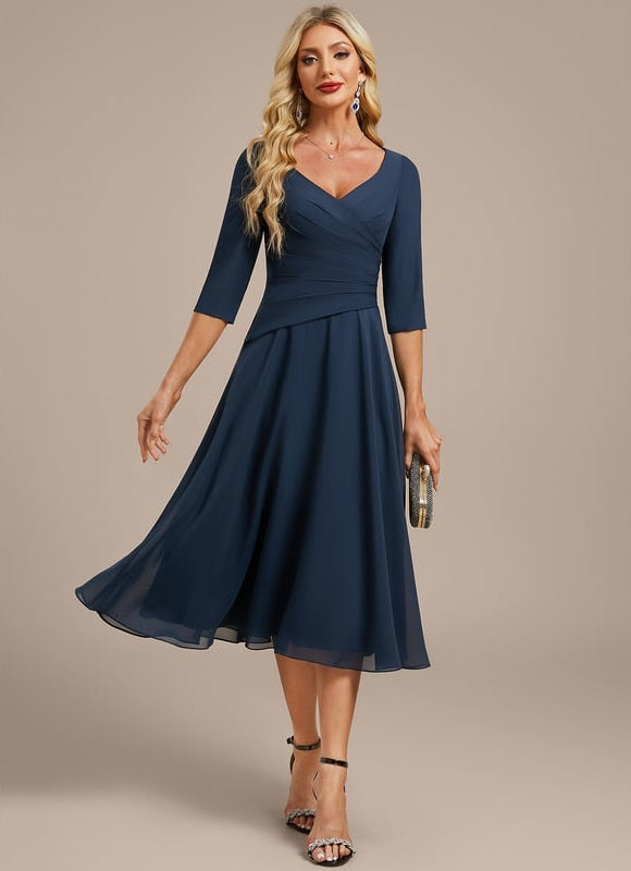 Robe De Soirée Grande Taille Mousseline