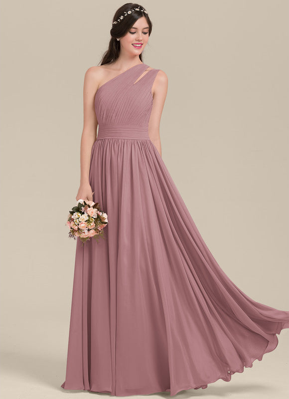 Robe de Soirée Asymétrique Fluide
