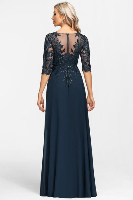 Robe de Soirée Velours Ébène - gallery 6