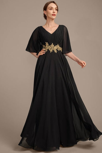 Robe de Soirée Noir Élégant