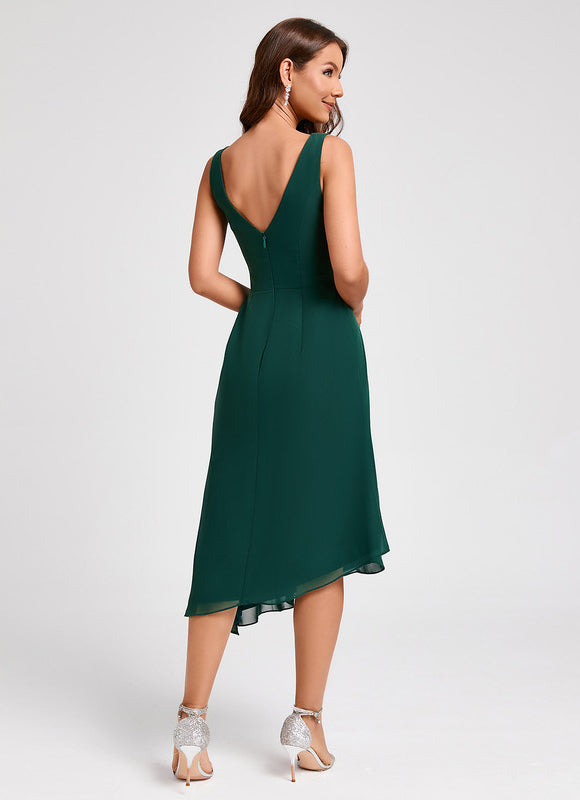 Robe de Soirée Rouge Flottant - gallery 2