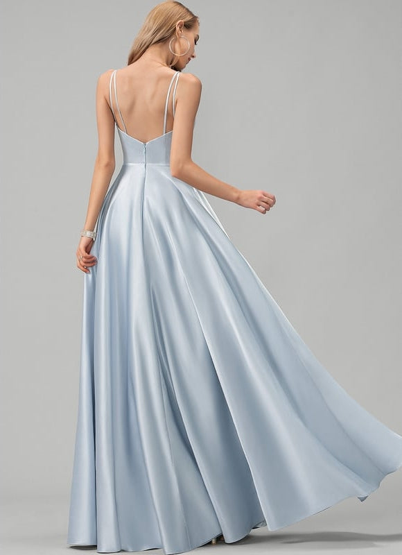 Robe de Soirée Satin Éclairée - gallery 1