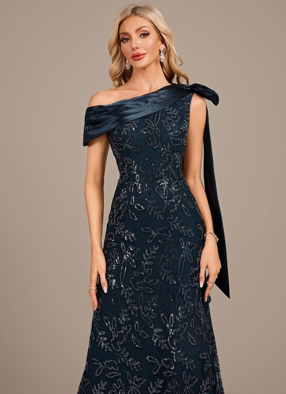 Robe De Soirée Longue Élégante Manche Longue - gallery 1