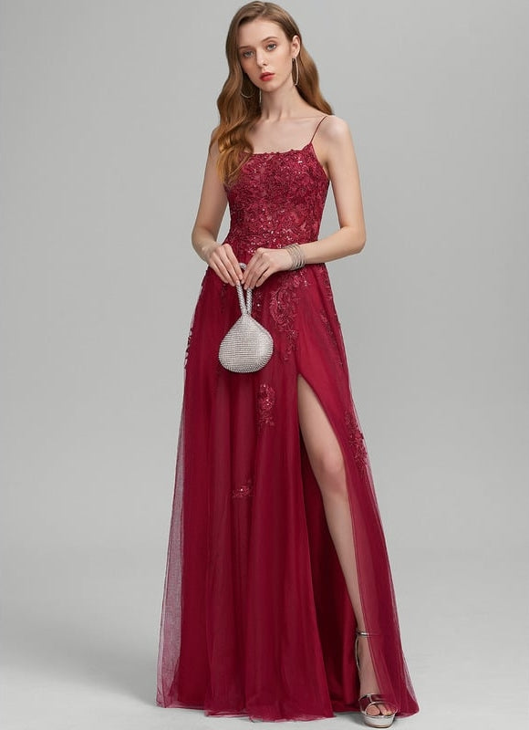Robe de Soirée Glamour Tulle Chic