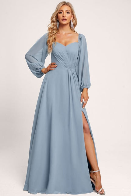 Robe de Soirée Aube Satinée