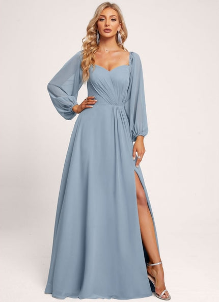 Robe de Soirée Aube Satinée