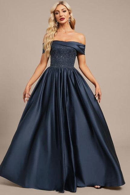 Robe de Soirée Nuit Satinée - gallery 2