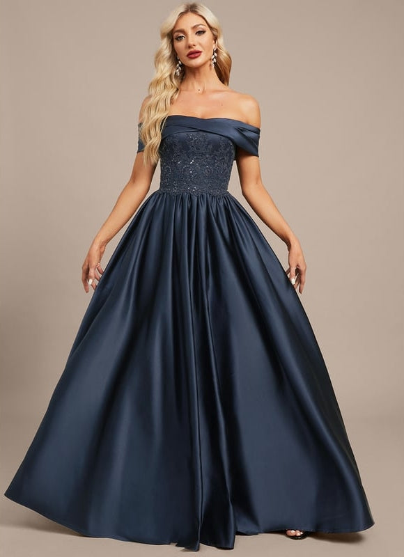 Robe de Soirée Nuit Satinée - gallery 2