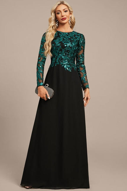 Robe de Soirée Éclat Floral Mystique - gallery 3