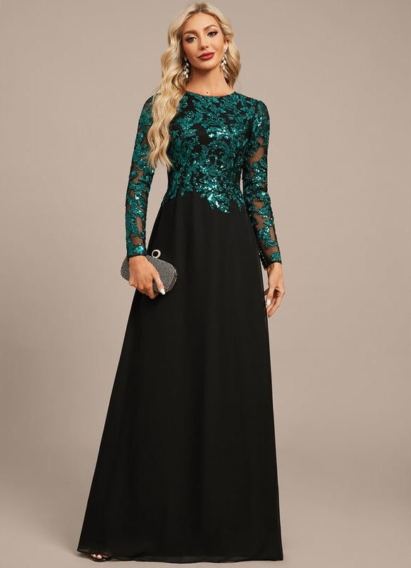 Robe de Soirée Éclat Floral Mystique - gallery 3