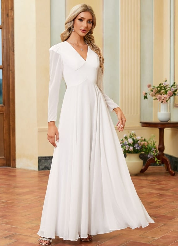 Robe de Soirée Fluide Éthérée - gallery 4